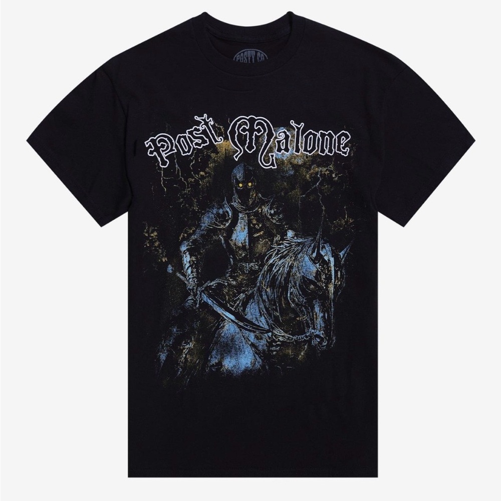 Hot Topic Post Malone Armored Knight Graphic Tee